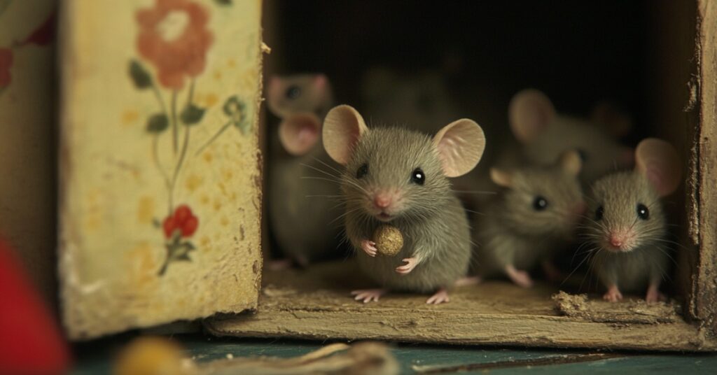 several mice