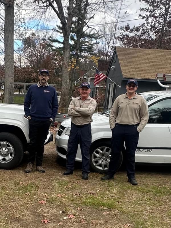 3 pesrt control technicians, about us at Garfield Pest Control in NH